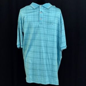 IZOD Men’s Golf Shirt Blue XXL Stripes New $34